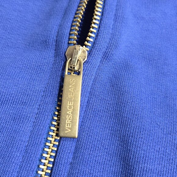 Versace Jeans Logo-Embroidered Zip-Up Hoodie - Picture 8 of 13